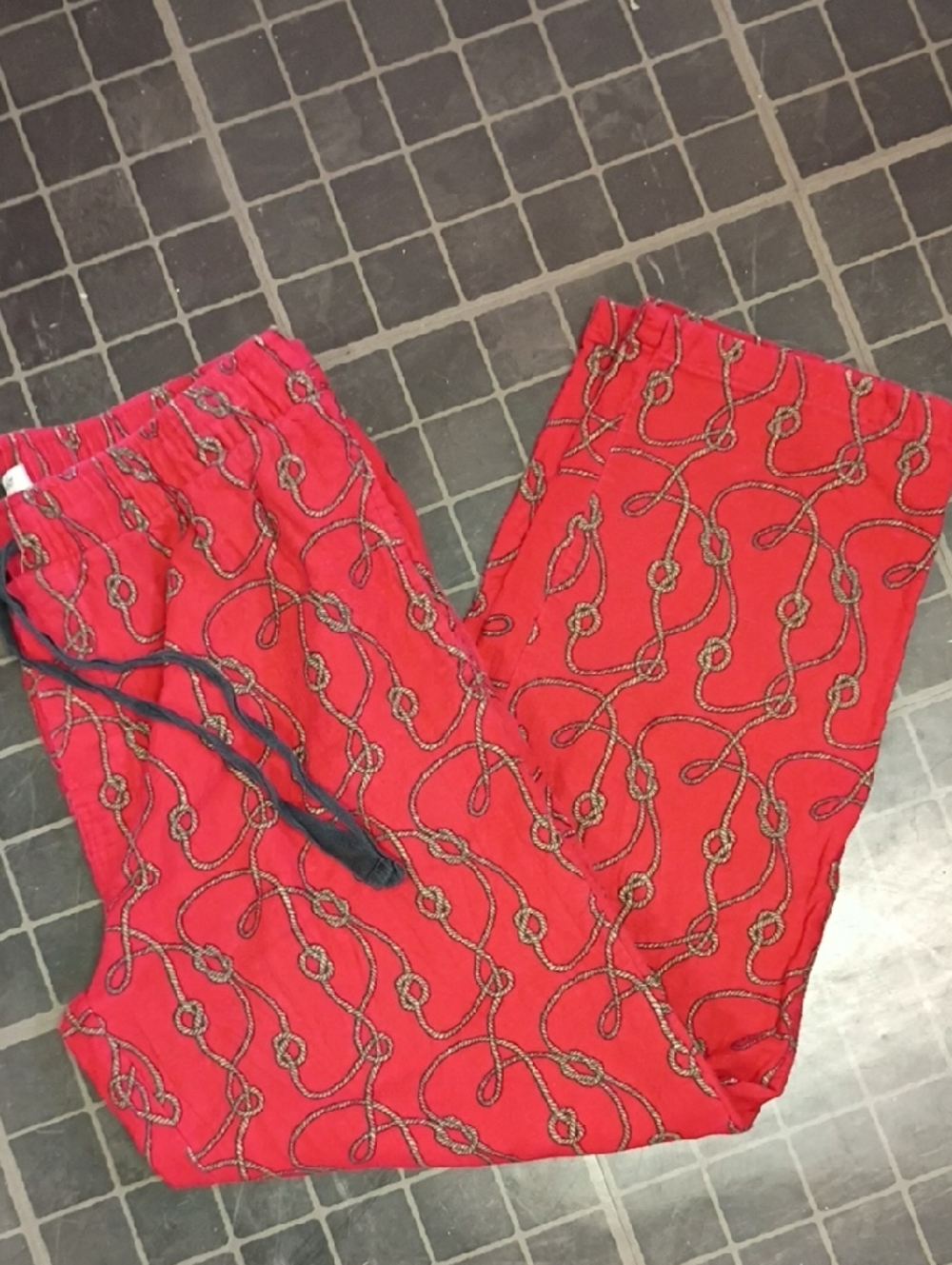 Wrangler Red Rope-Print Sleep Pants